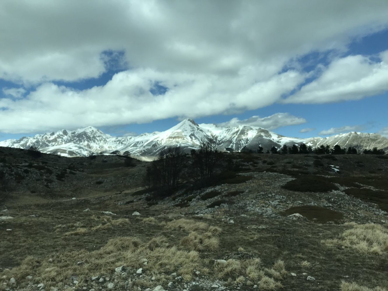 At 2,000 Meters in Gran Sasso Park, Abruzzo Italy