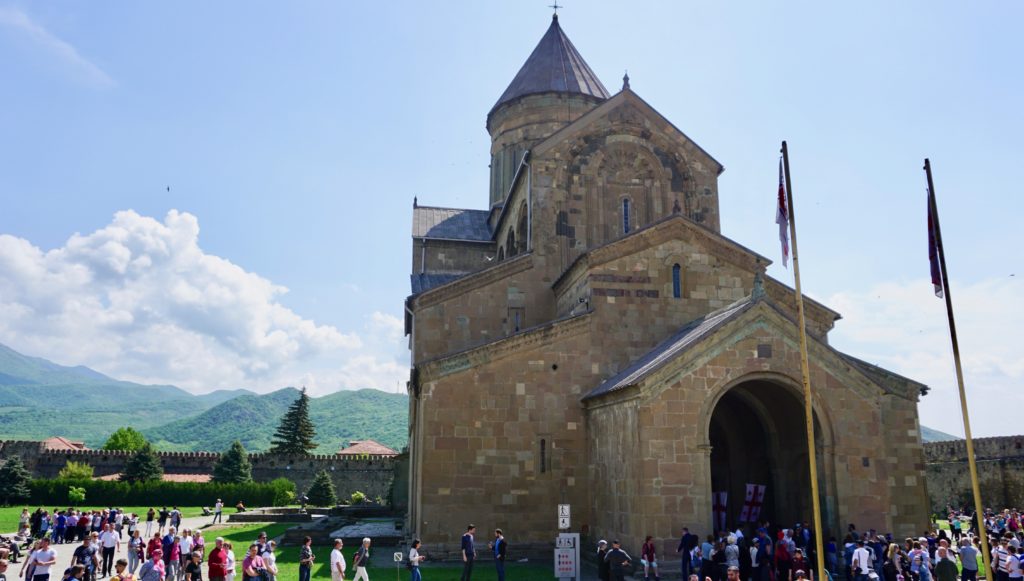 Svetitskhoveli Cathedral From 1011 A.D. in Mtskheta, Georgia