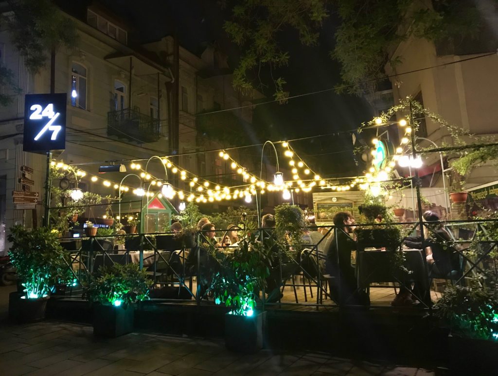 Nightlife in Tbilisi, Georgia