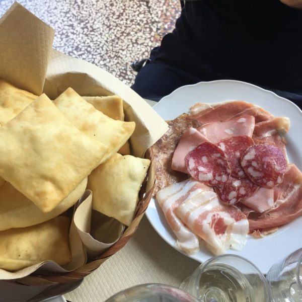 Crescentine and Meat at Casa Mia