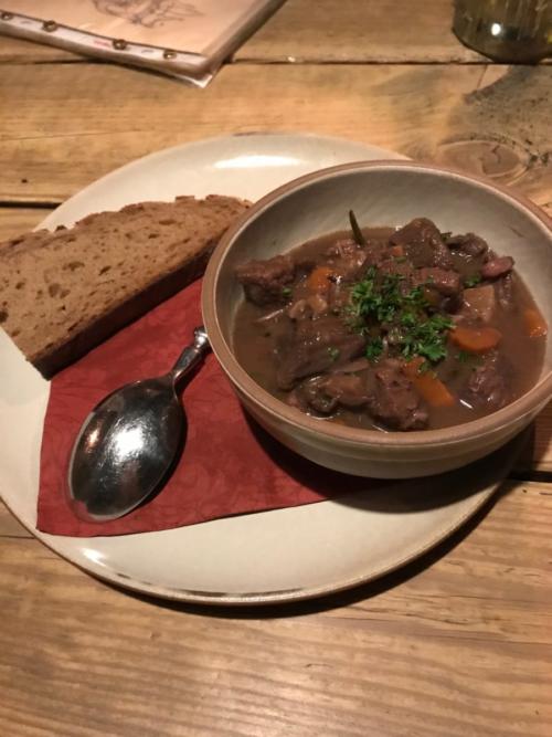 Beef Stew and Brown Bread At Finyas Taverne