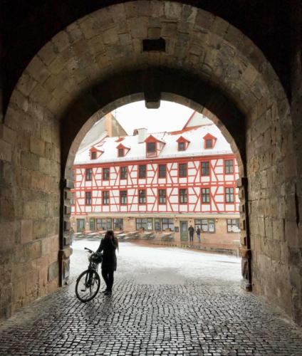 Vestnertorbrücke Passageway By Nuremberg Castle