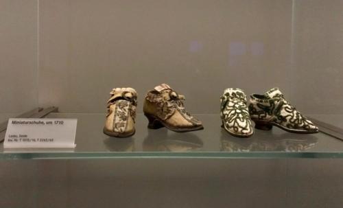 Childrens' Shoes From 1710 At The German National Museum