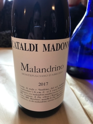 Cataldi Madonna's 2017 Malandrino Montepulciano d'Abruzzo