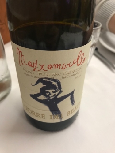 Torri dei Beati's 2016 Mazzamurello Montepulciano d'Abruzzo