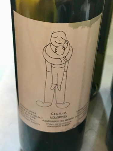 Zurab Topuridze's 2018 Cecilia blend, ½ Rkatsiteli, ½ Mtsvane from Kakheti