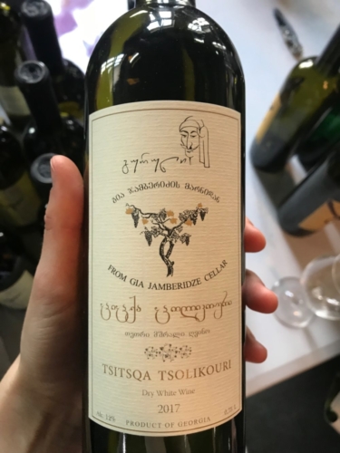 Gia Jamberidze's 2017 Tsitska & Tsolikouri blend from the Guria region