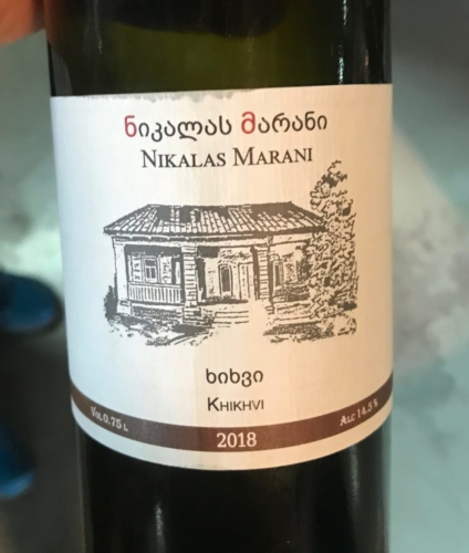 Nikalas Marani's 2018 Khikhvi White from Kakheti