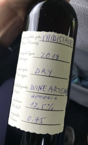 Wine Artisan's 2018 Khidistauri Rosé from Kartli